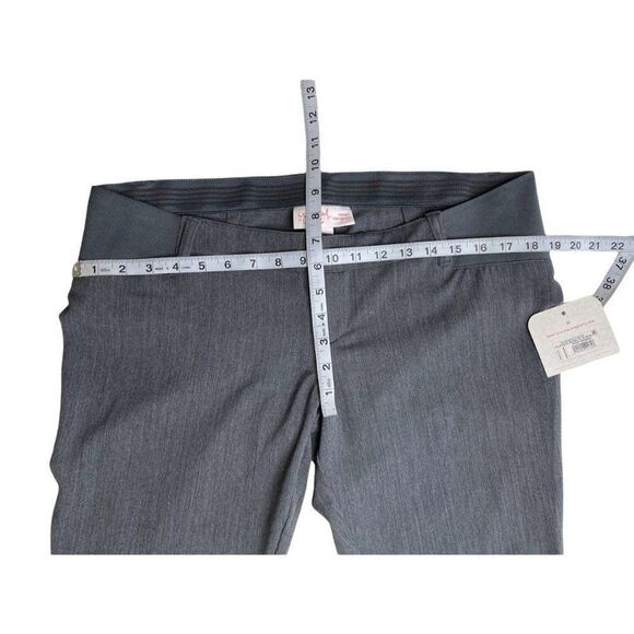 Isabel Maternity Side-Panel Leggings Womens Grey 6 Medium Elastic Comfort Waist‎ - Picture 3 of 10